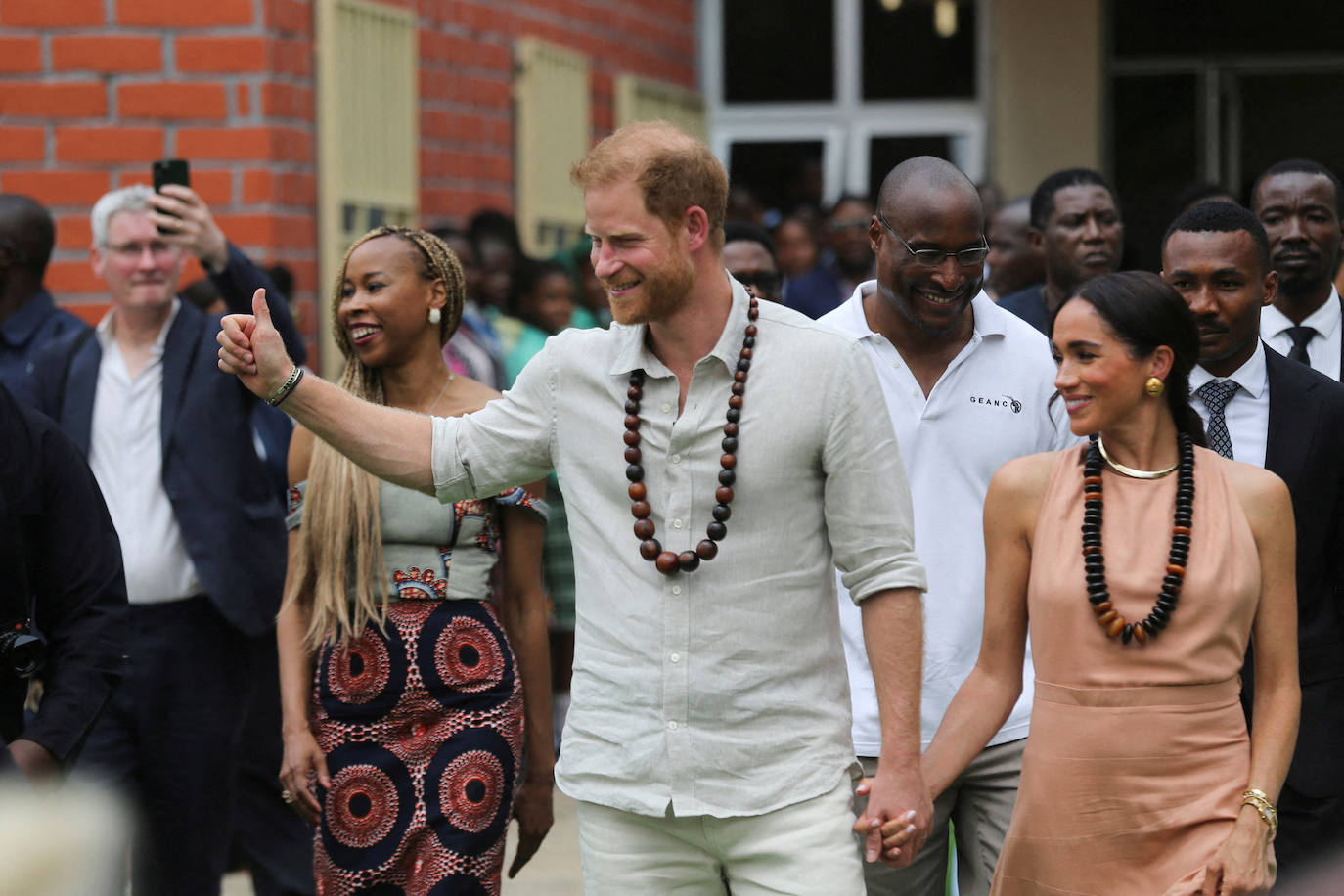 Meghan y Harry, de viaje privado a Nigeria