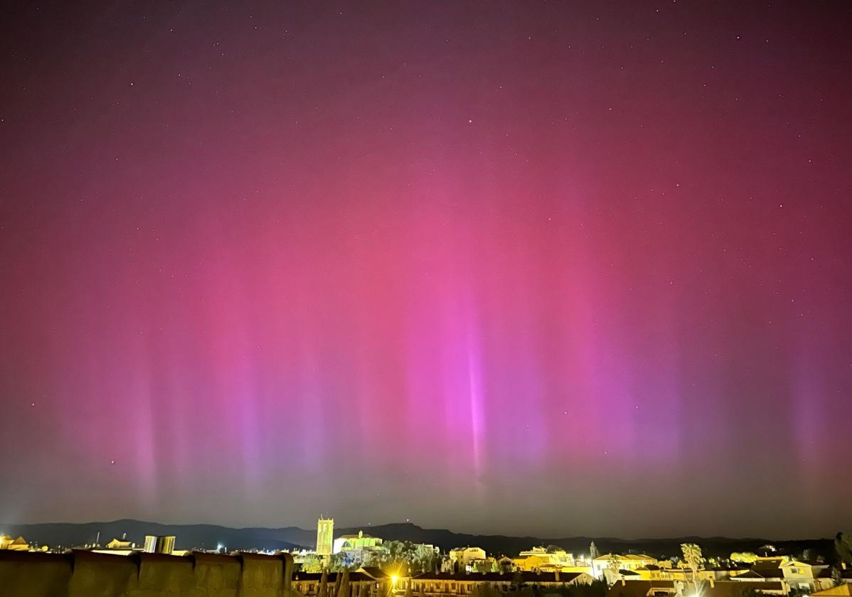 tormenta solar aurora boreal hoy