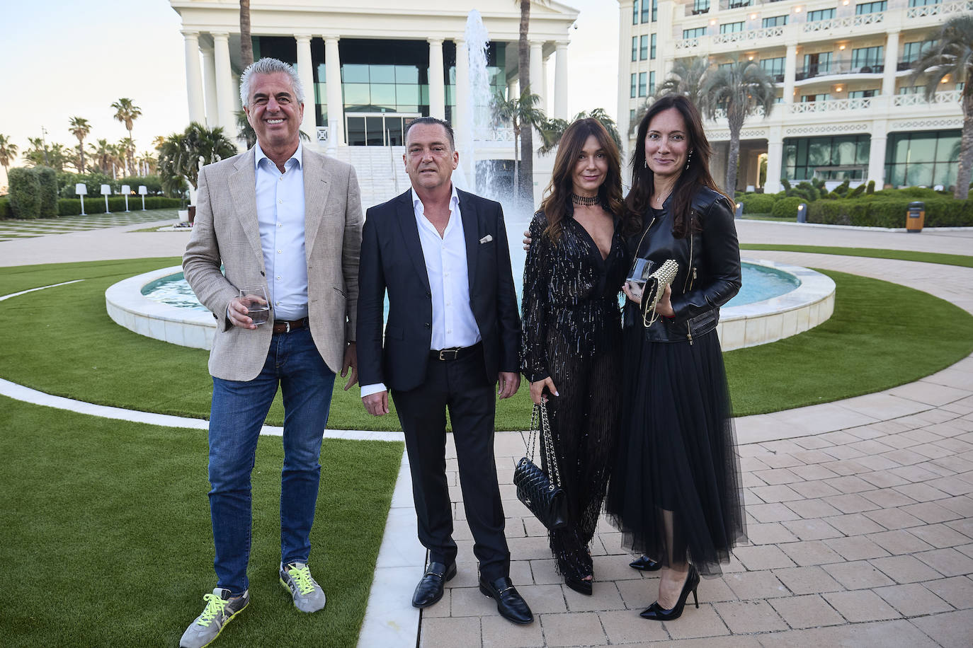 Stephan Rötzer, Pedro Guillén, Ana Morales y Paqui Manzano.