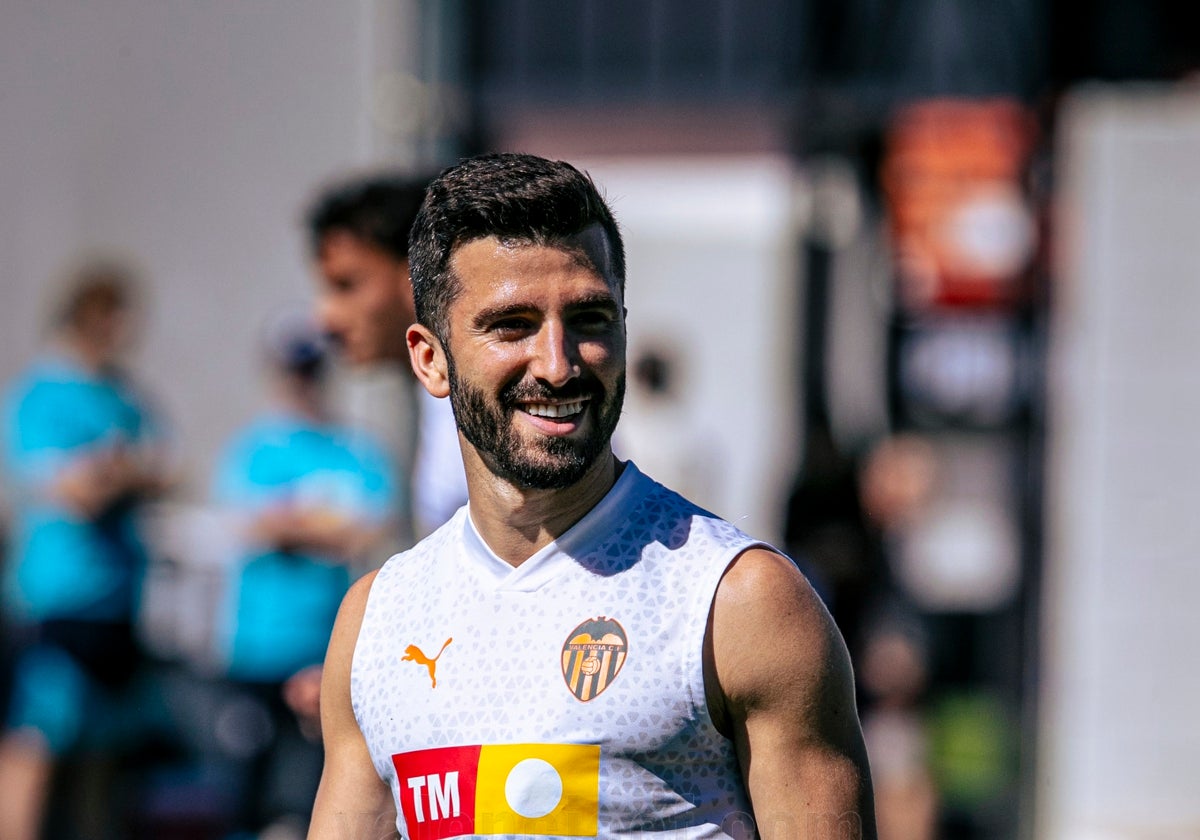 José Gayà, en un entrenamiento.