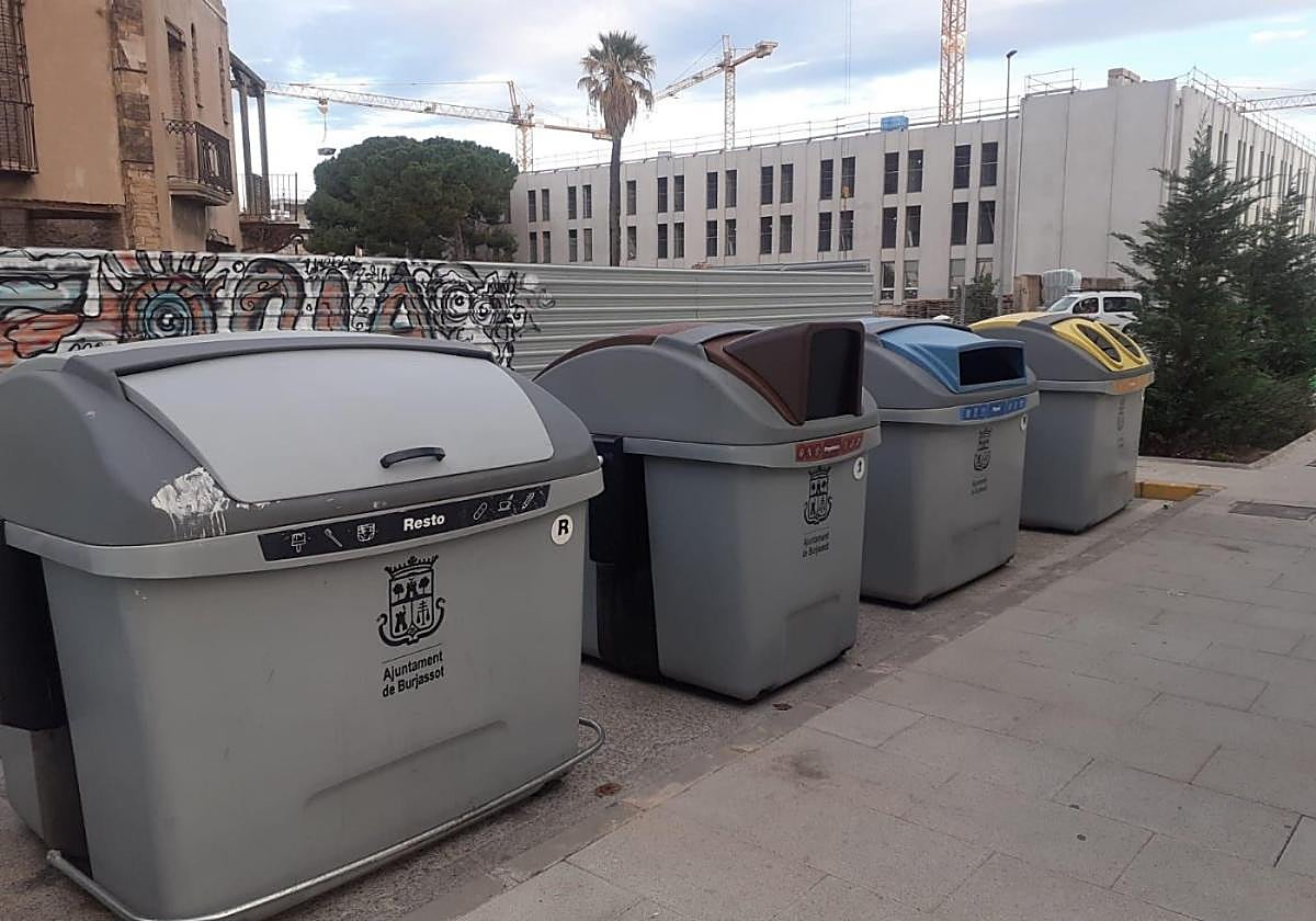 Isla de contenedores.