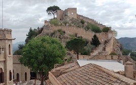 Castillo menor de la fortificación de Xàtiva.