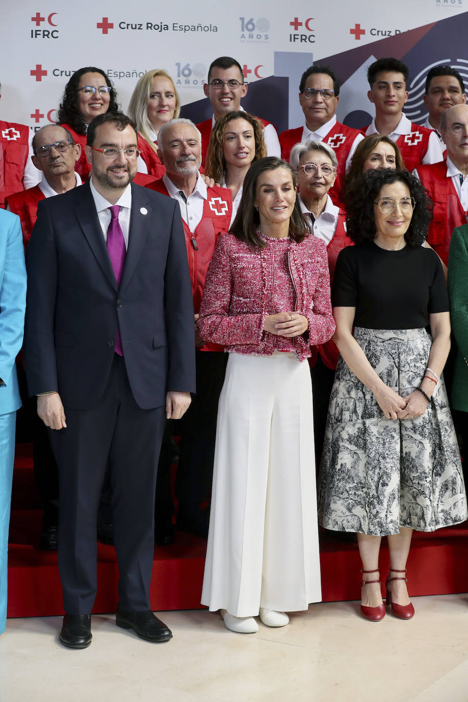 Letizia preside en Oviedo el acto del Día Mundial de la Cruz Roja