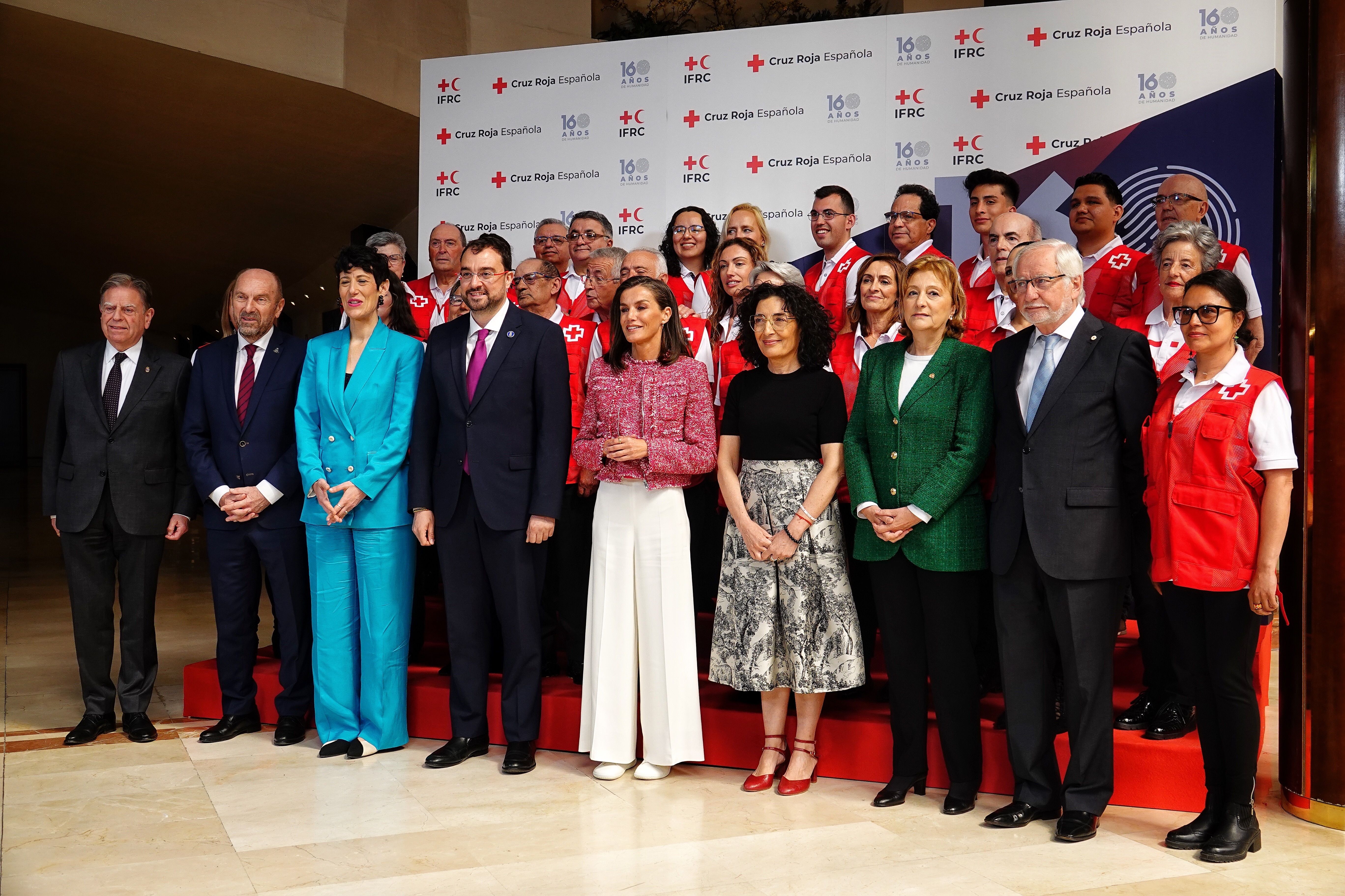 Letizia preside en Oviedo el acto del Día Mundial de la Cruz Roja