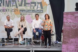 Momento de la presentación en Ontinyent de la III Edición del Festival Nómade.