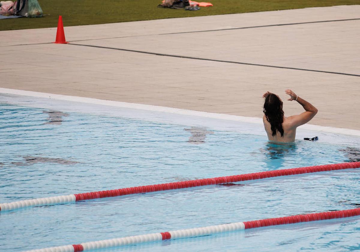 Piscina de verano.