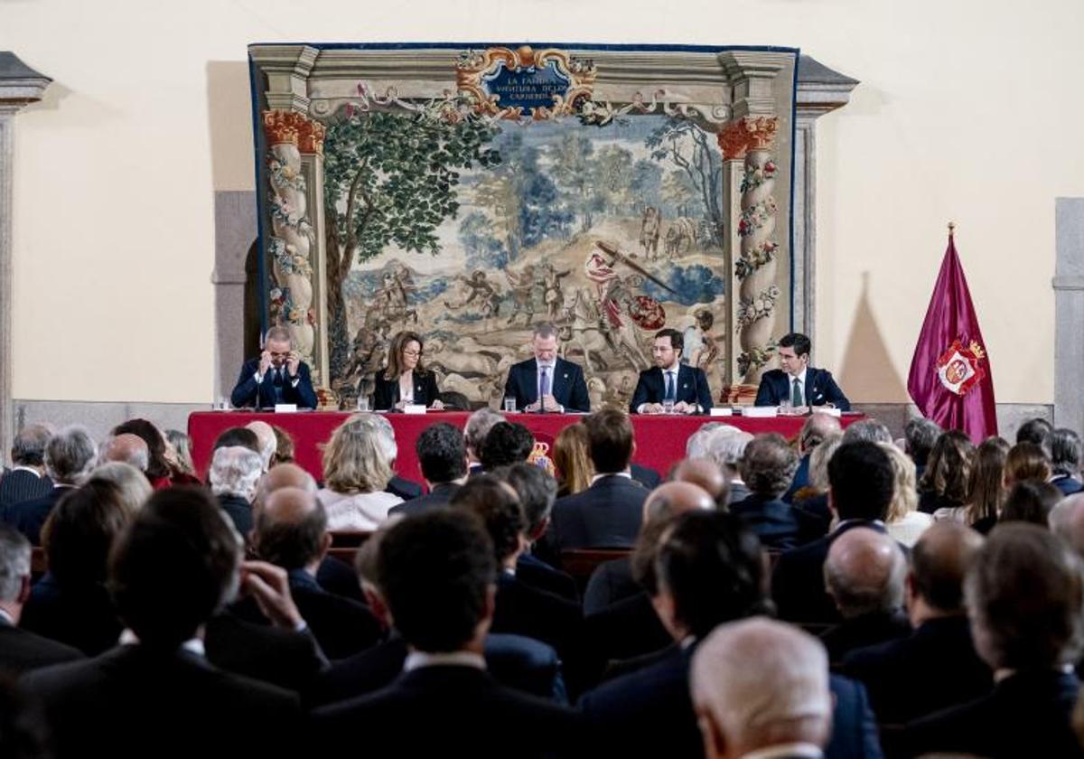 Reunión del Rey Felipe VI con los 'grandes' de España.