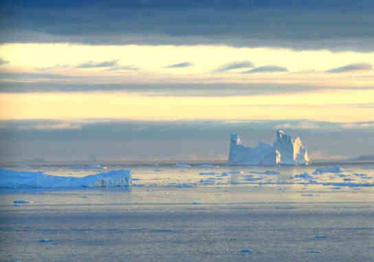 Icebergs en el Ártico, en una imagen de archivo.