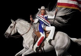 Beyoncé, en la imagen promocional de su nuevo álbum, 'Cowboy Carter'.