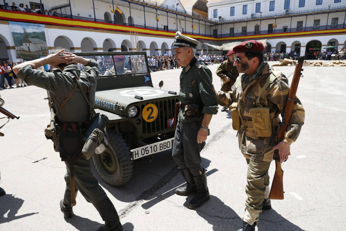 Fotos de la recreación del desembarco de Normandia en Valencia