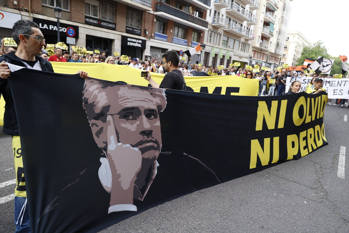Ambiente en las puertas de Mestalla durante el Valencia-Girona