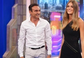 Enrique Ponce y Ana Soria, en el plató de 'El hormiguero' en mayo de 2023.