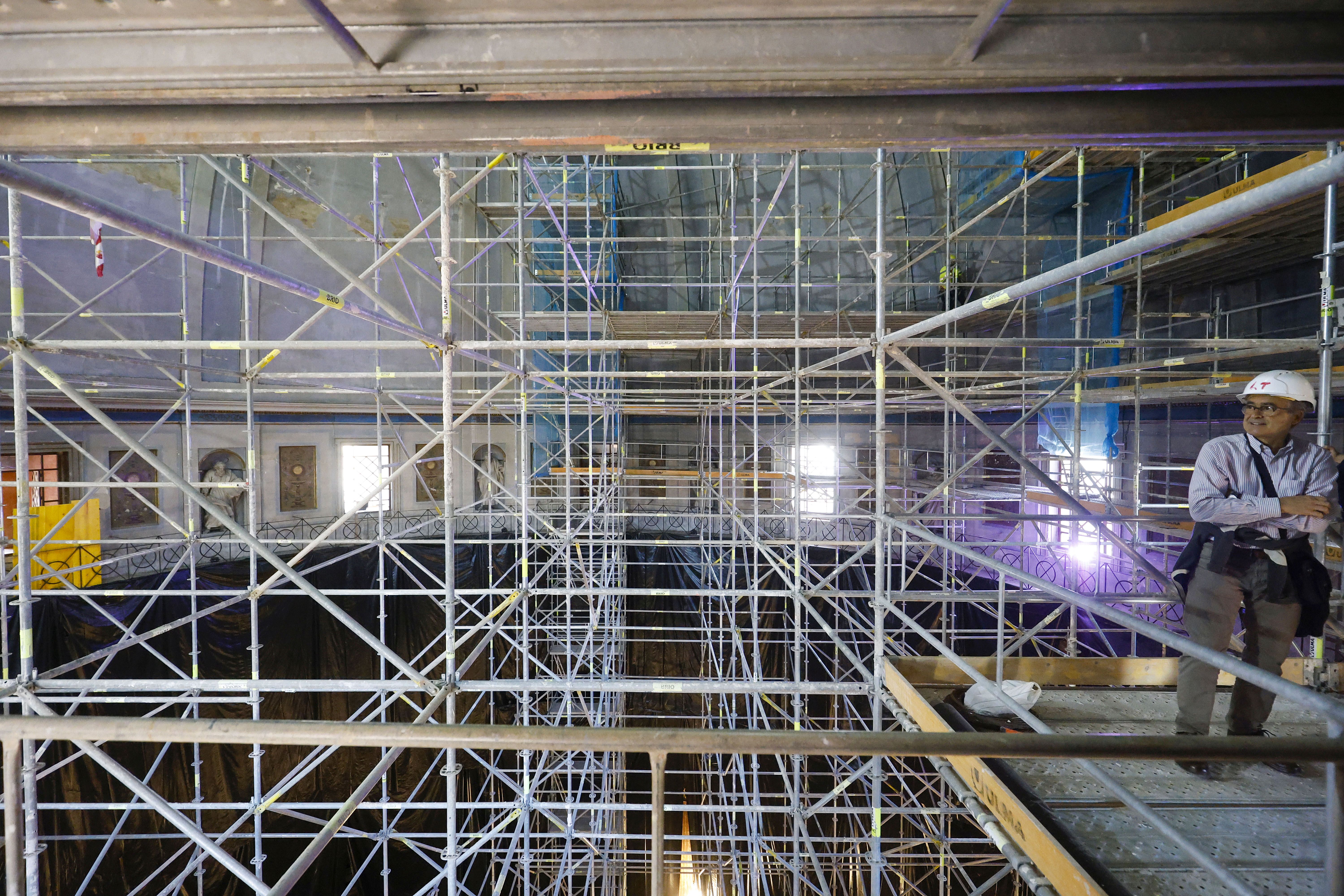 Restauración de la cúpula de la iglesia de Escuelas Pías Carniceros de Valencia