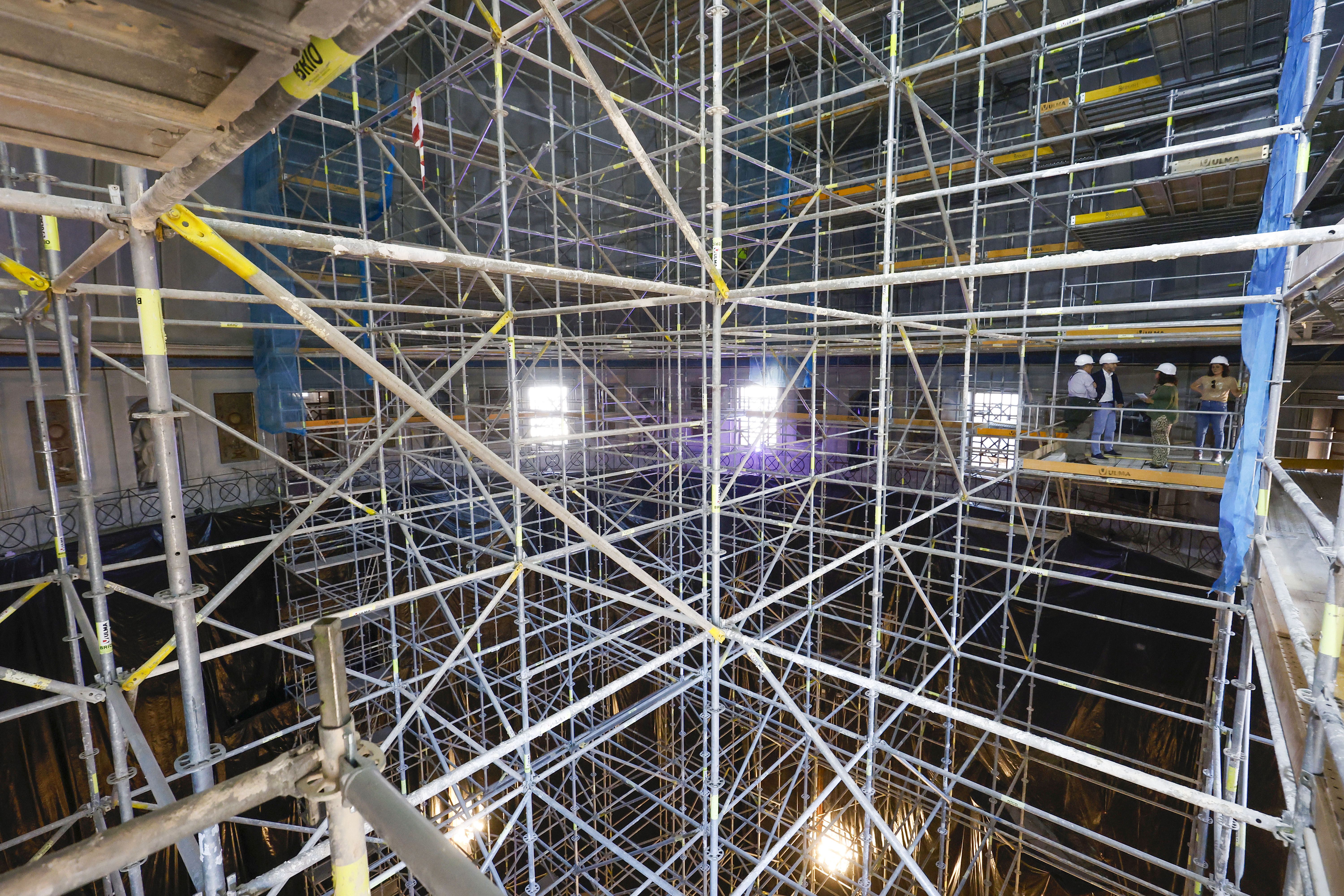 Restauración de la cúpula de la iglesia de Escuelas Pías Carniceros de Valencia