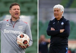 Xabi Alonso y Gian Piero Gasperini.