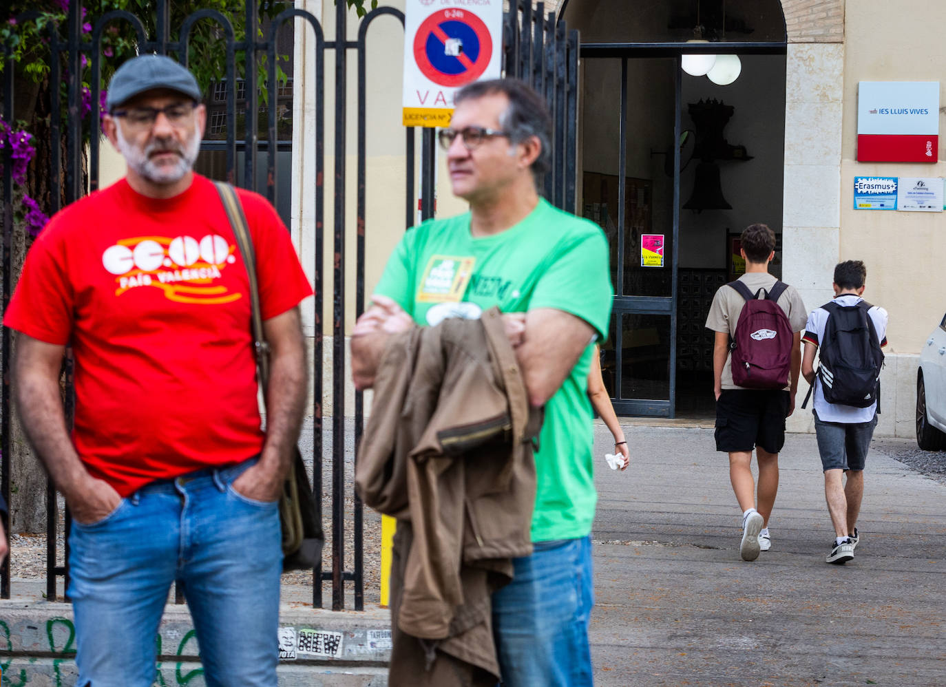 Fotos de la huelga educativa en la Comunitat