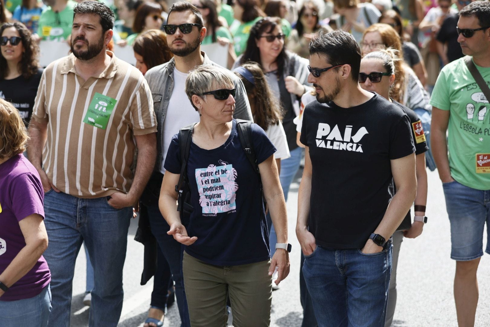 Fotos de la huelga educativa en la Comunitat