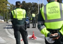 Control de la Guardia Civil, en una imagen de archivo.