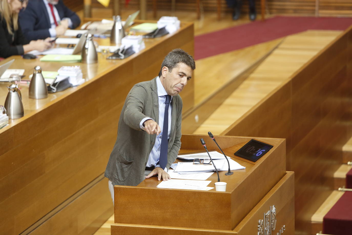 Así ha sido la sesión de control de Mazón en Les Corts