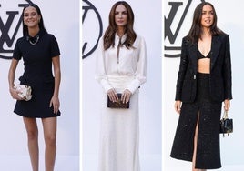 Desfile de famosos con Louis Vuitton en Barcelona