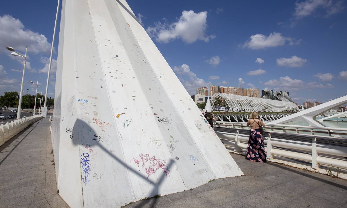 Así está el puente de l&#039;Assut de l&#039;Or de Valencia