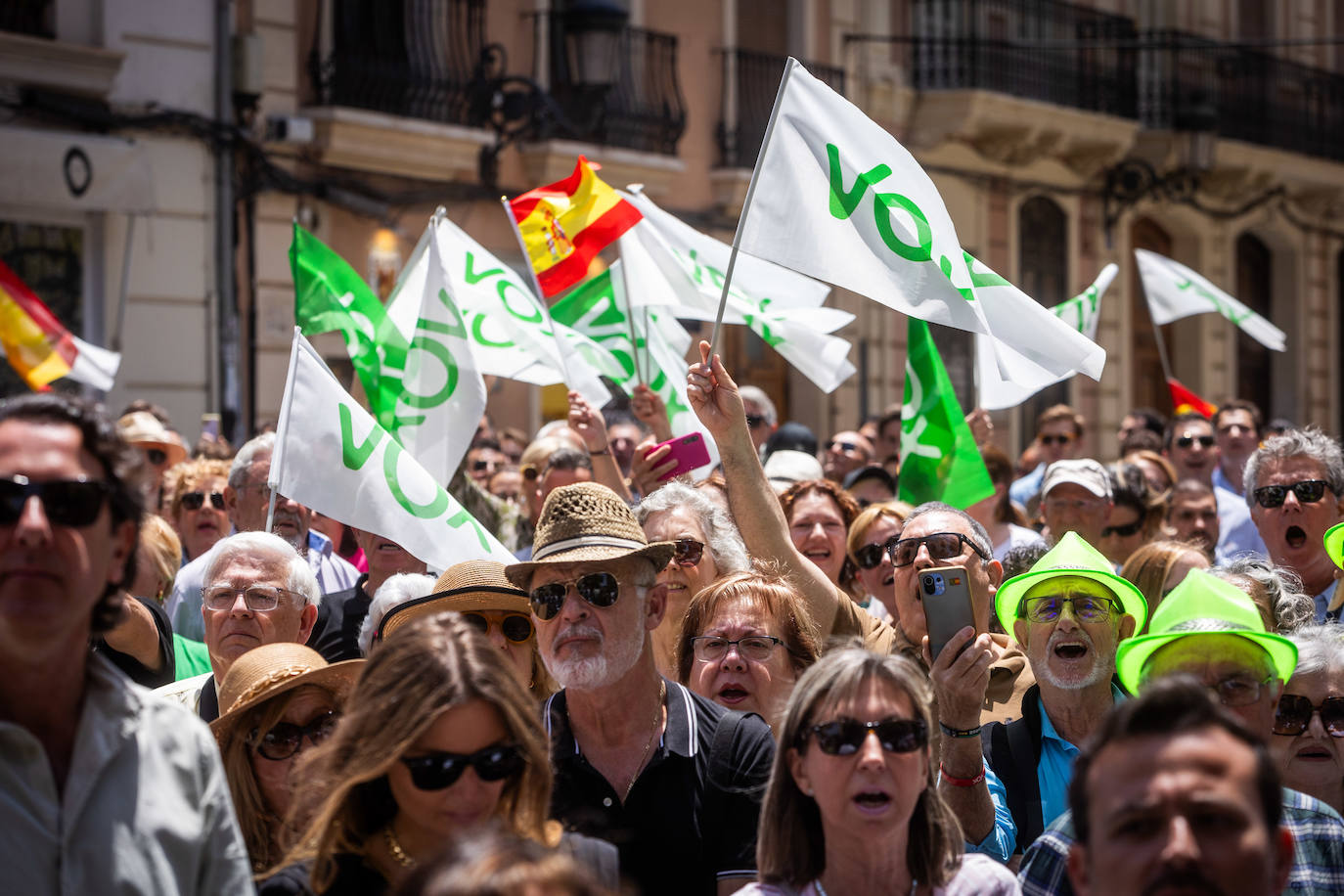 Mitin de Vox en Valencia