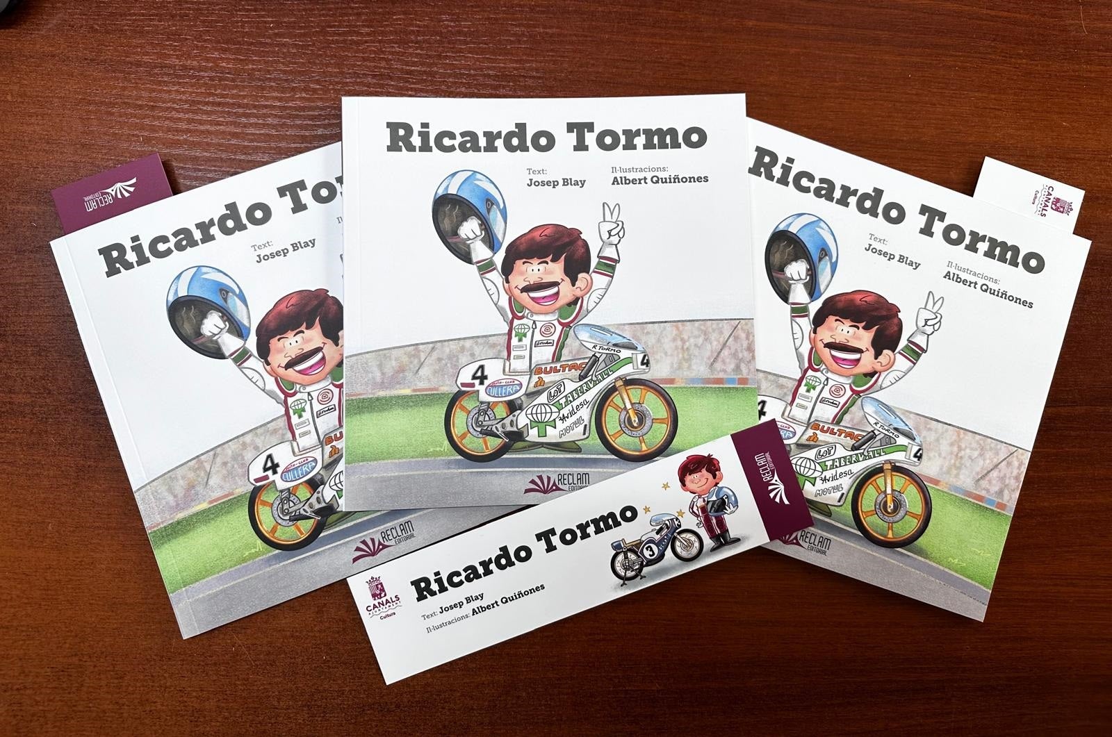 El libro infantil dedicado al bicampeón.