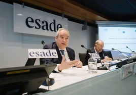 Jordi Hereu, durante Jornada Anual de Energía de ESADE.