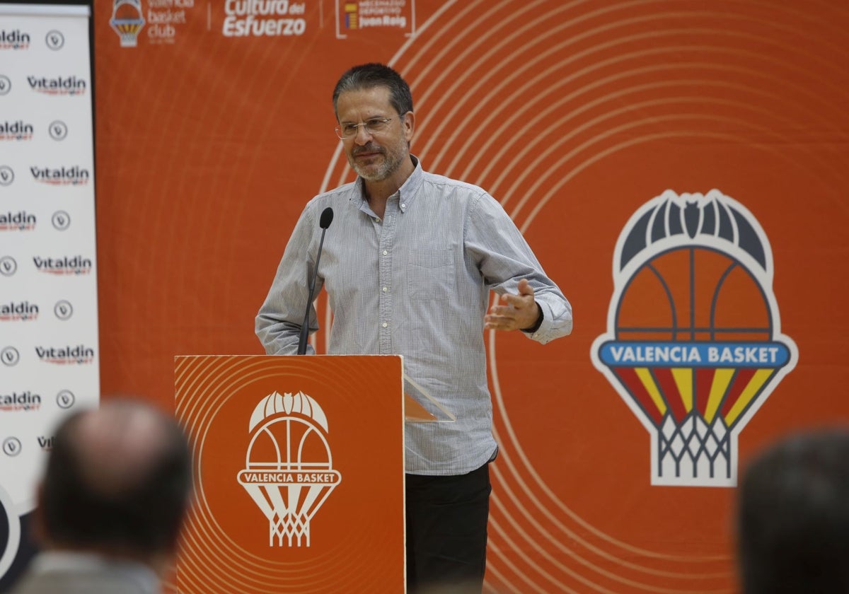 Pedro Martínez, durante su presentación.