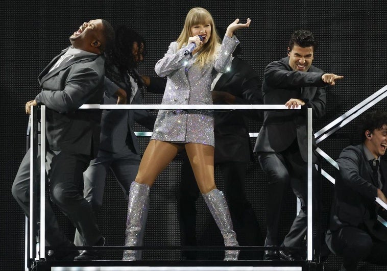 Taylor Swift durante el primero de sus dos conciertos en España con 'The Eras Tour'.