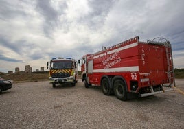 Vigilancia especial contra los incendios en el paraje protegido.