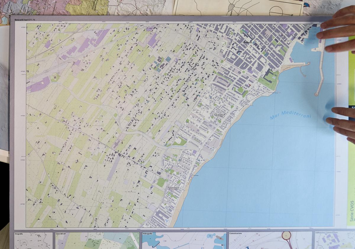 Imagen principal - El Instituto Cartográfico Valenciano elabora múltiples mapas topográficos y pero también temáticos. 