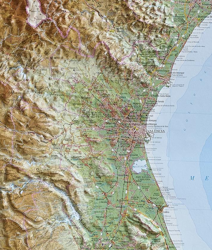 Imagen secundaria 2 - El Instituto Cartográfico Valenciano elabora múltiples mapas topográficos y pero también temáticos. 