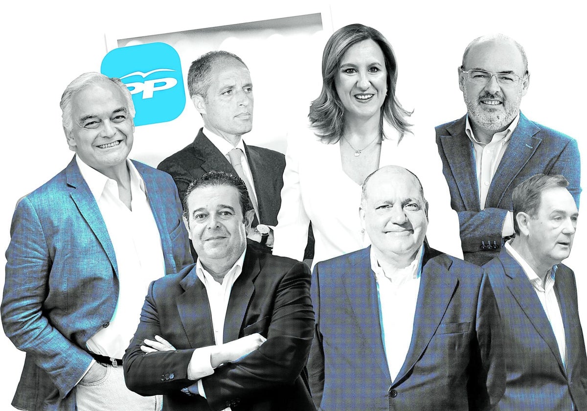 Las figuras más representativas de aquel PP de Camps que siguen en primera línea, como González Pons, María José Catalá, Eusebio Monzó, Gerardo Camps, José Marí Olano y Vicente Dómine.