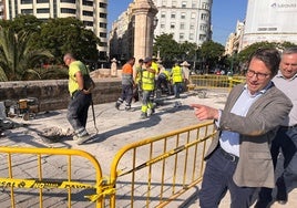 ITV a uno de los puentes históricos de Valencia