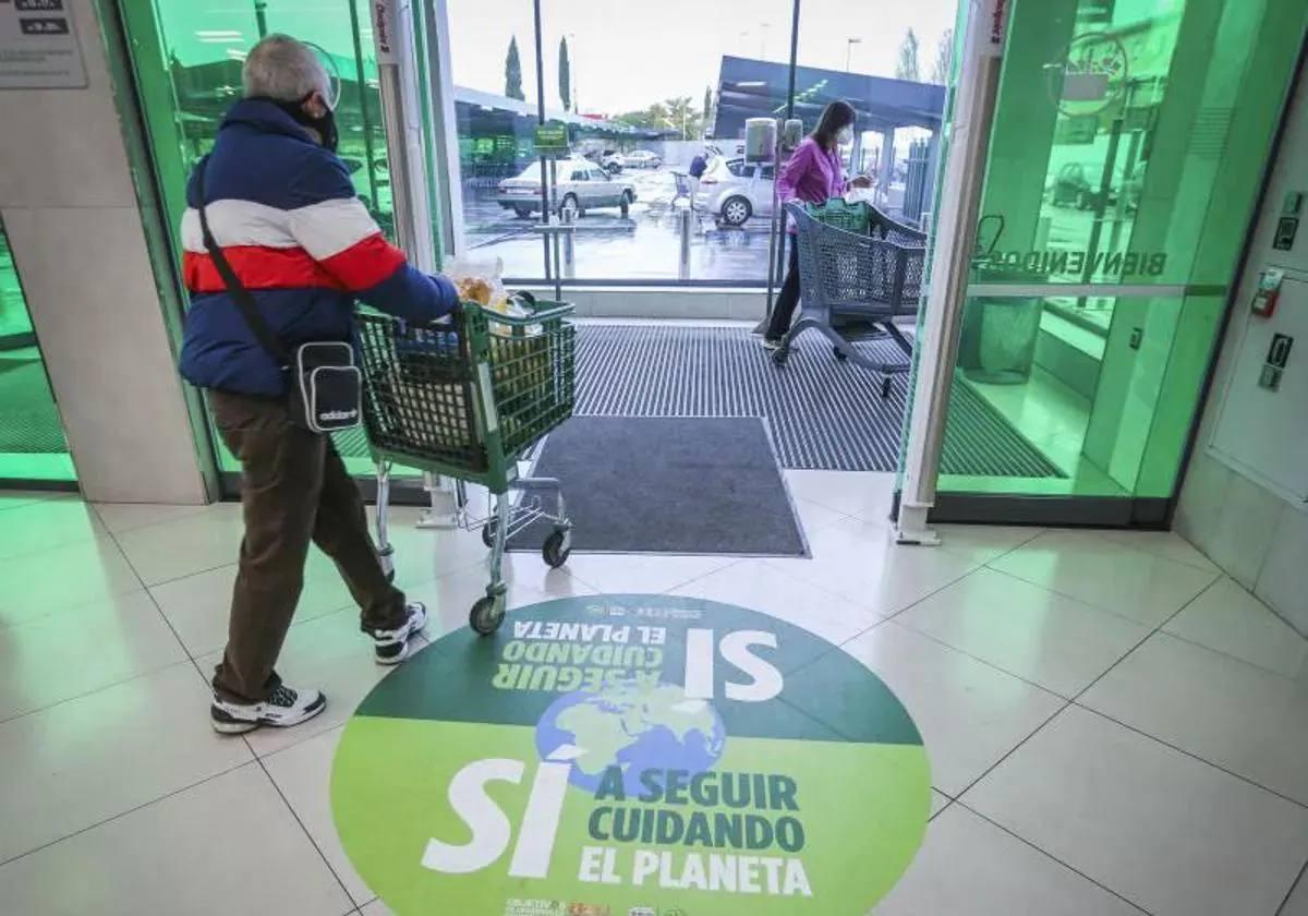 Establecimiento de una de las tiendas de Mercadona.