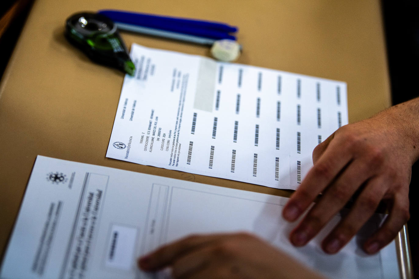 Fotos de las Pruebas de Acceso a la Universidad en la Comunitat Valenciana 2024