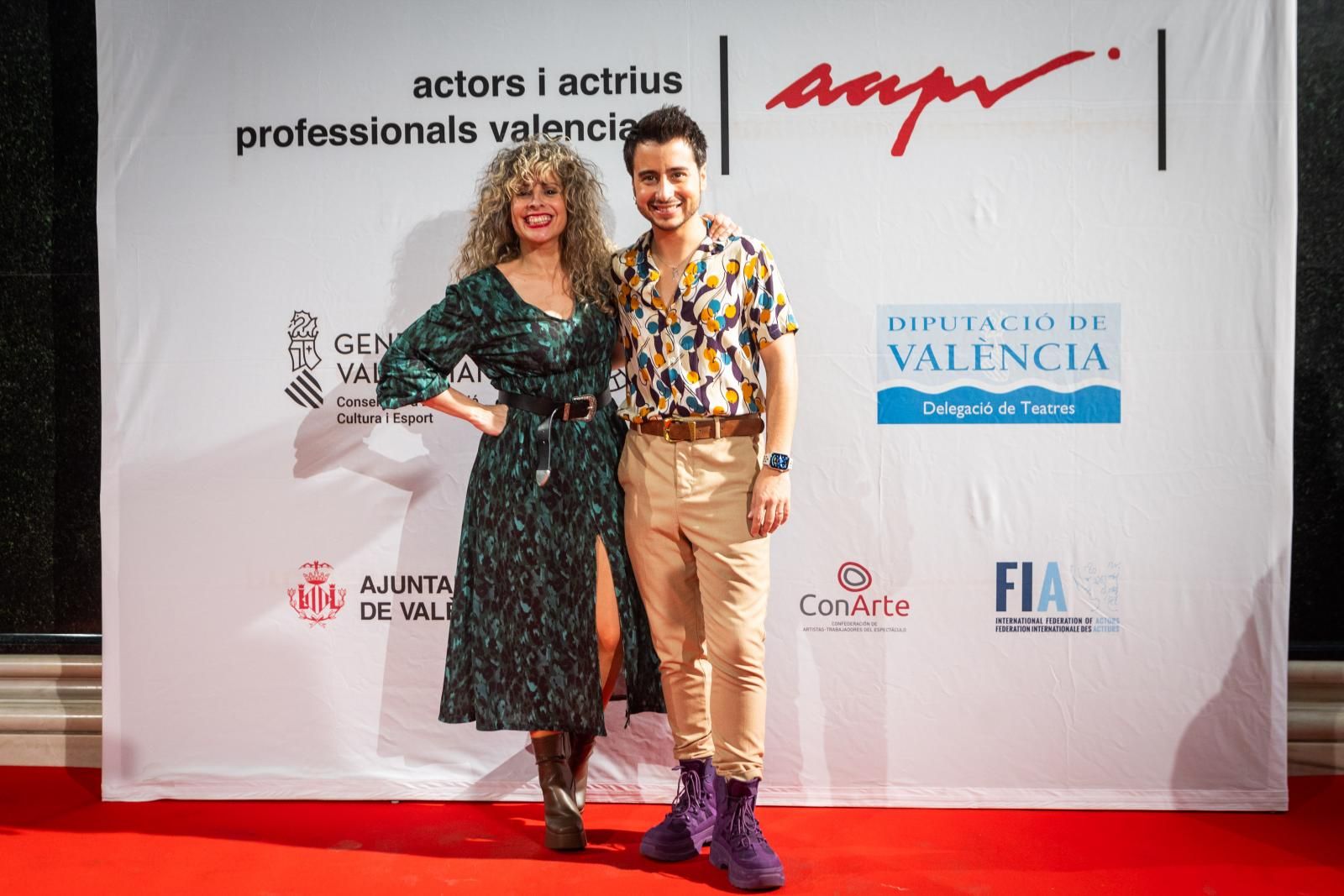 La alfombra roja de los premios de los actores valencianos