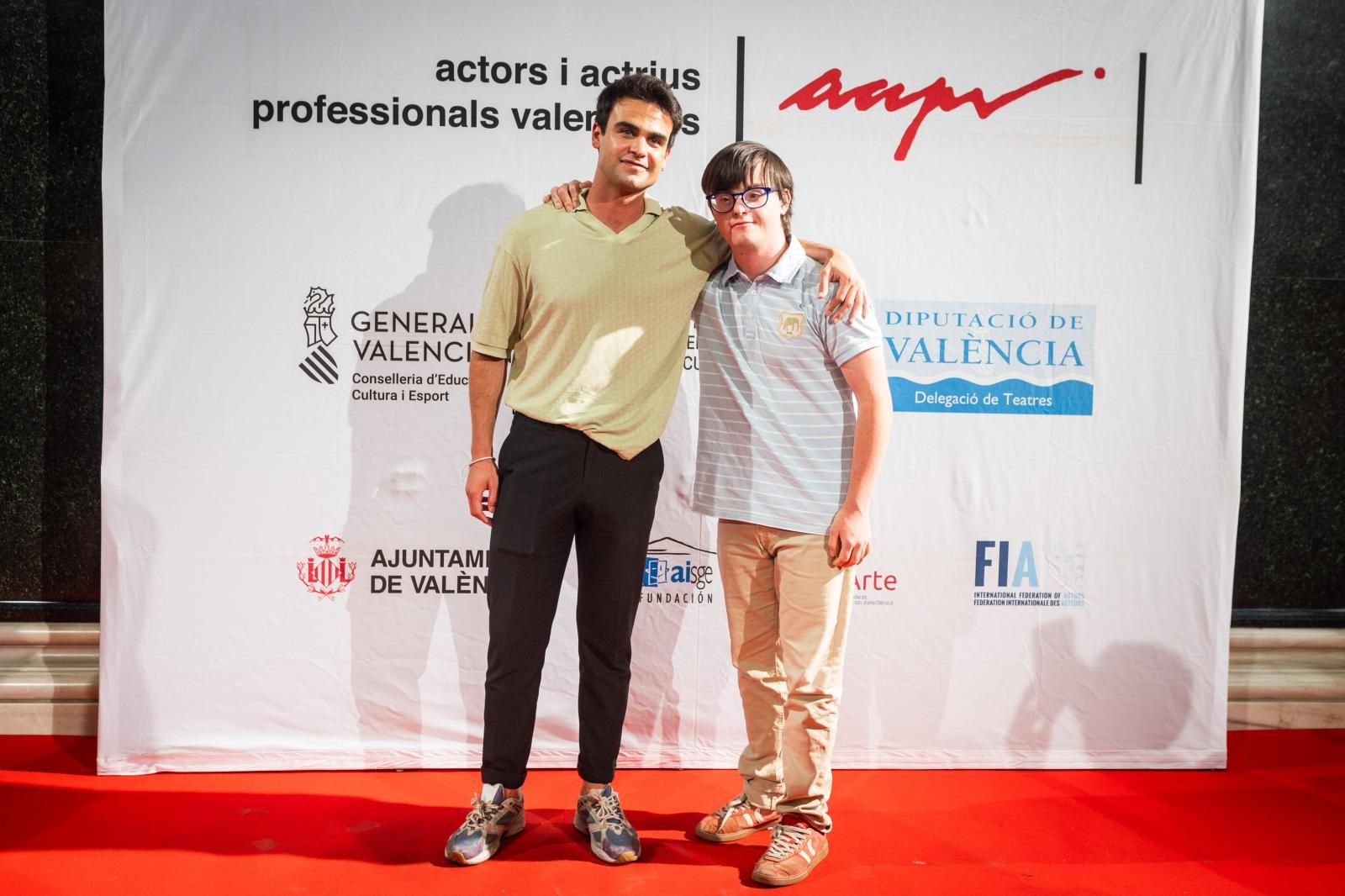 La alfombra roja de los premios de los actores valencianos