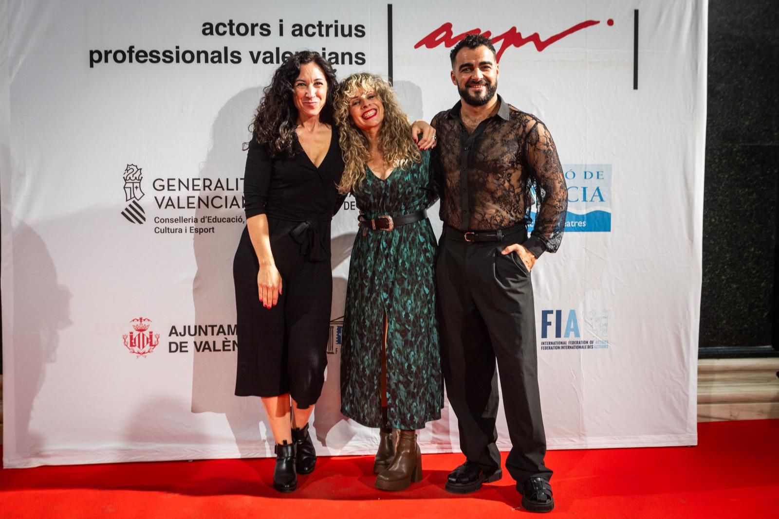 La alfombra roja de los premios de los actores valencianos