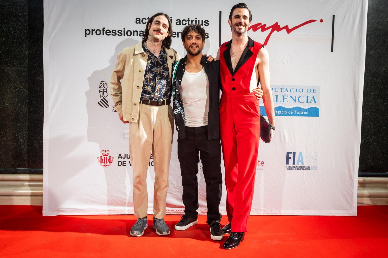 La alfombra roja de los premios de los actores valencianos