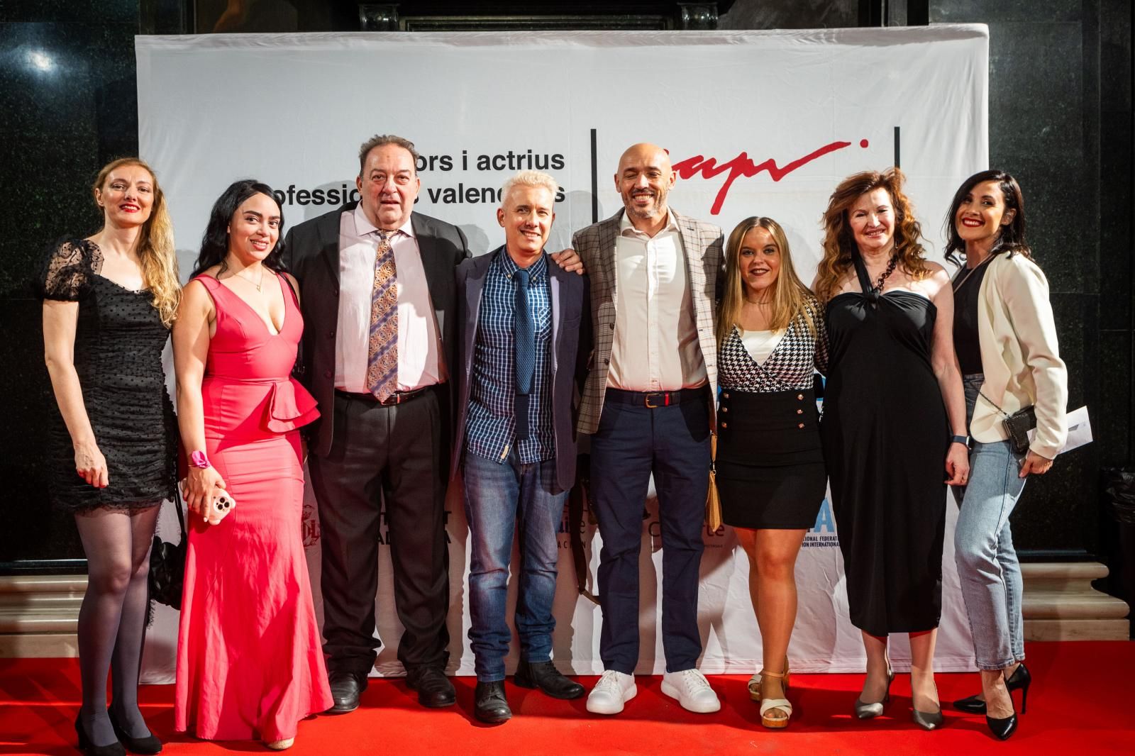 La alfombra roja de los premios de los actores valencianos