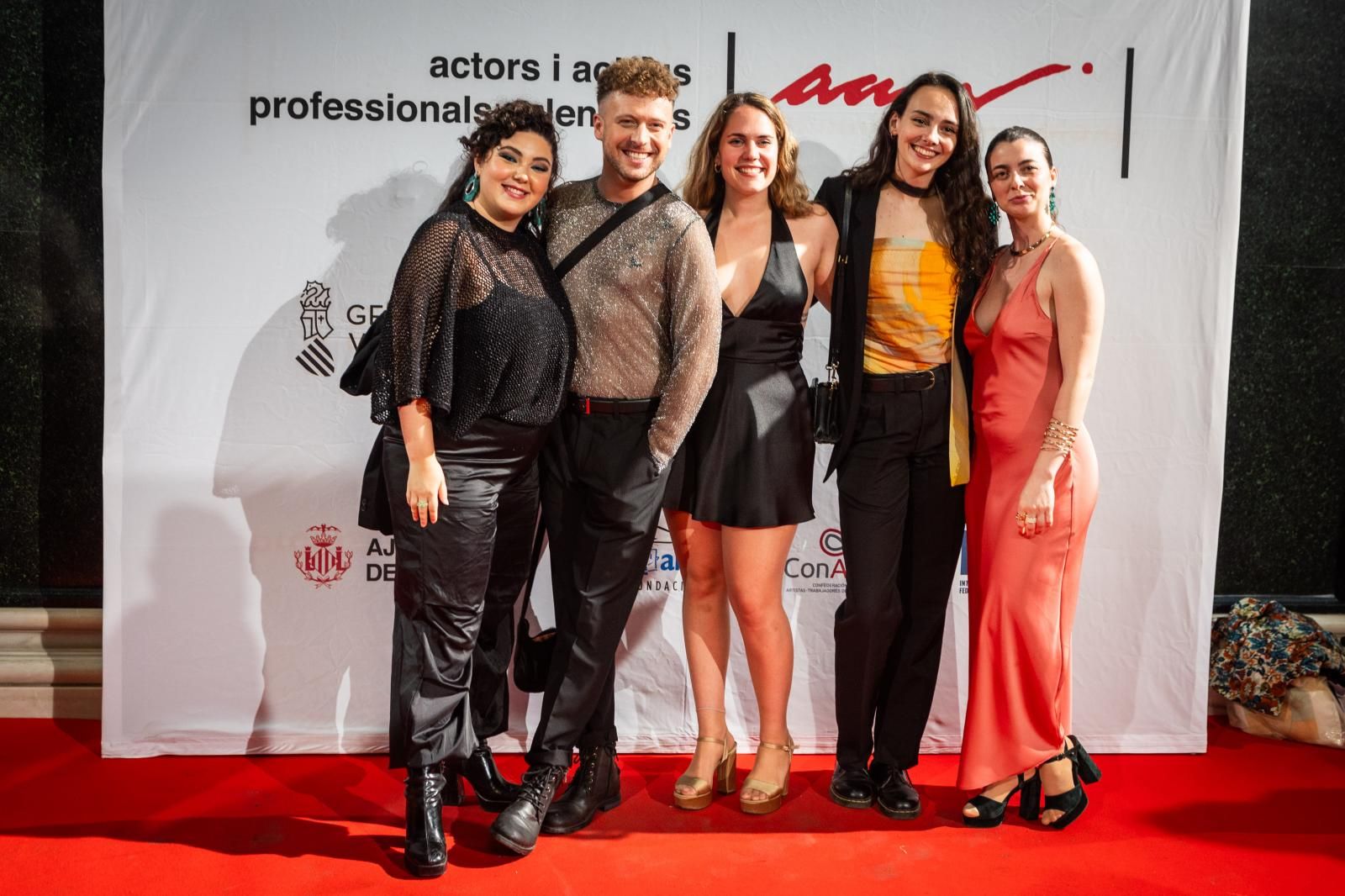 La alfombra roja de los premios de los actores valencianos