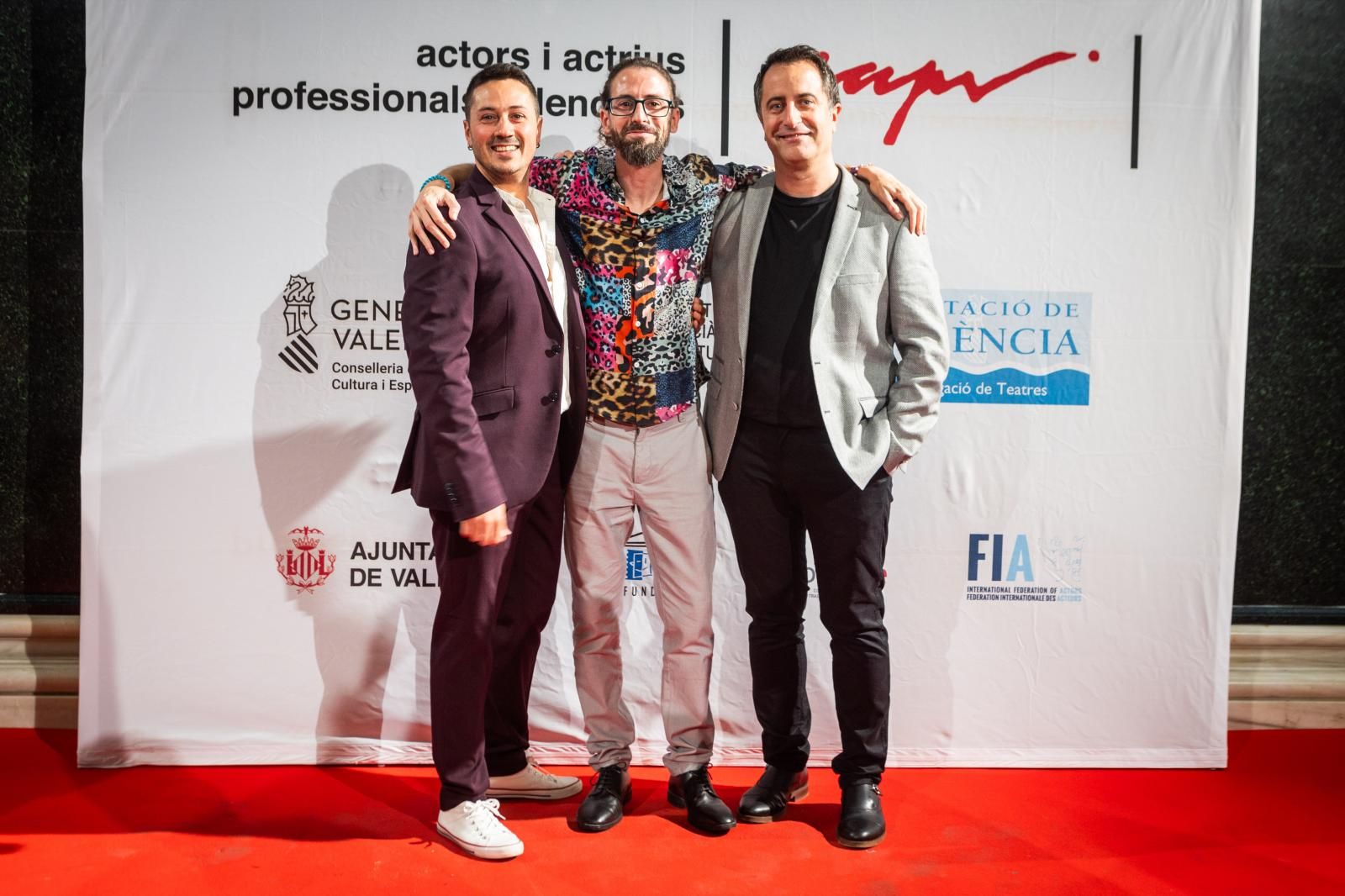 La alfombra roja de los premios de los actores valencianos