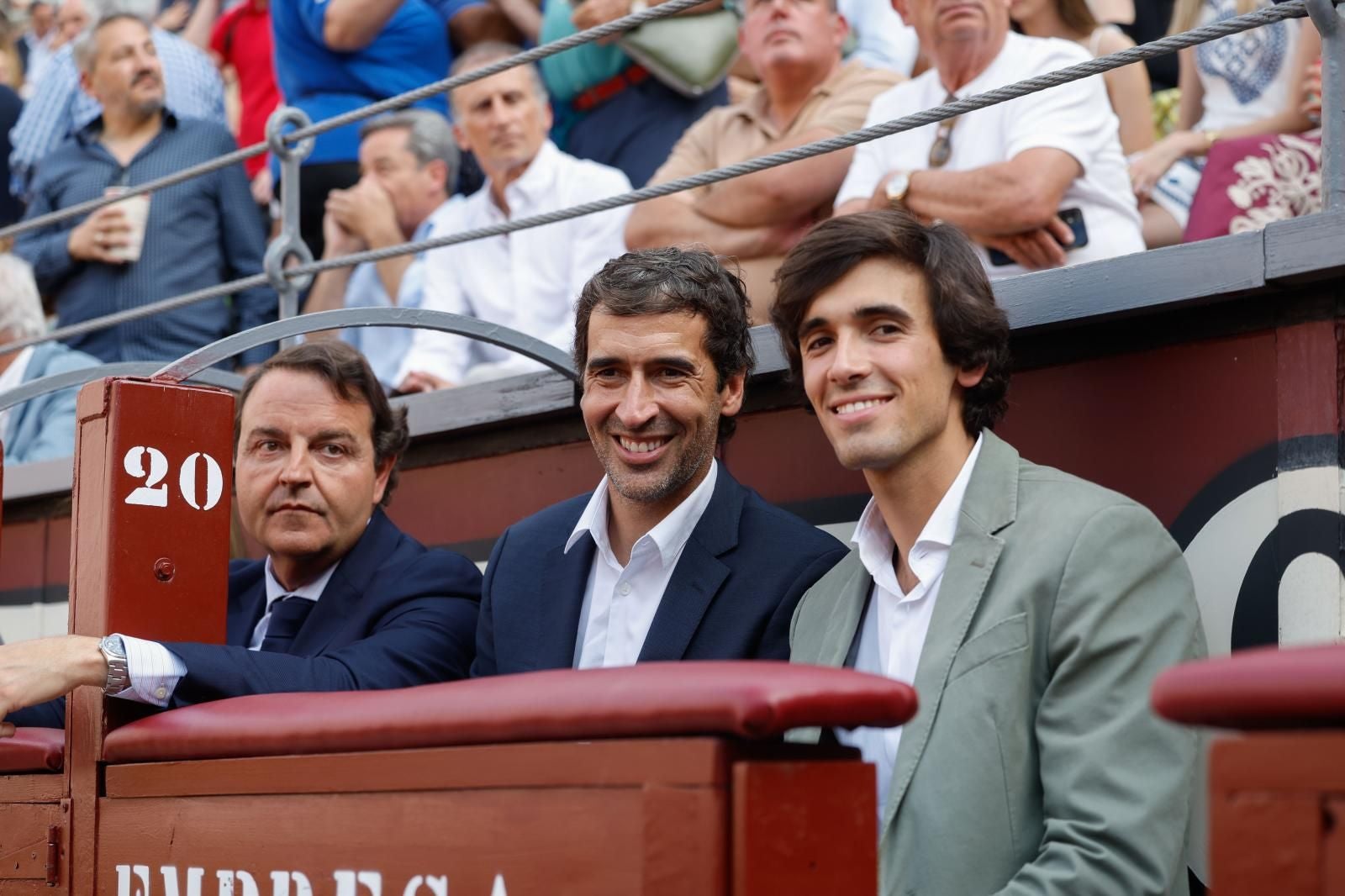 Famosos en la Plaza de Toros de Las Ventas