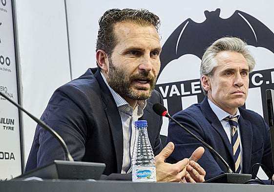 Rubén Baraja y Miguel Ángel Corona.