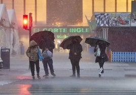 Las lluvias podrán ser intensas este sábado y domingo.