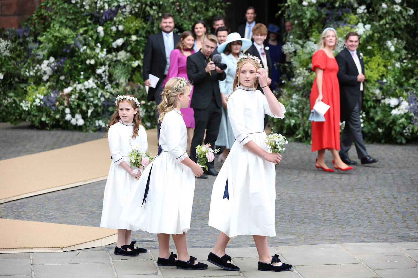 Las imágenes de la boda del duque de Westminster y Olivia Henson en Chester
