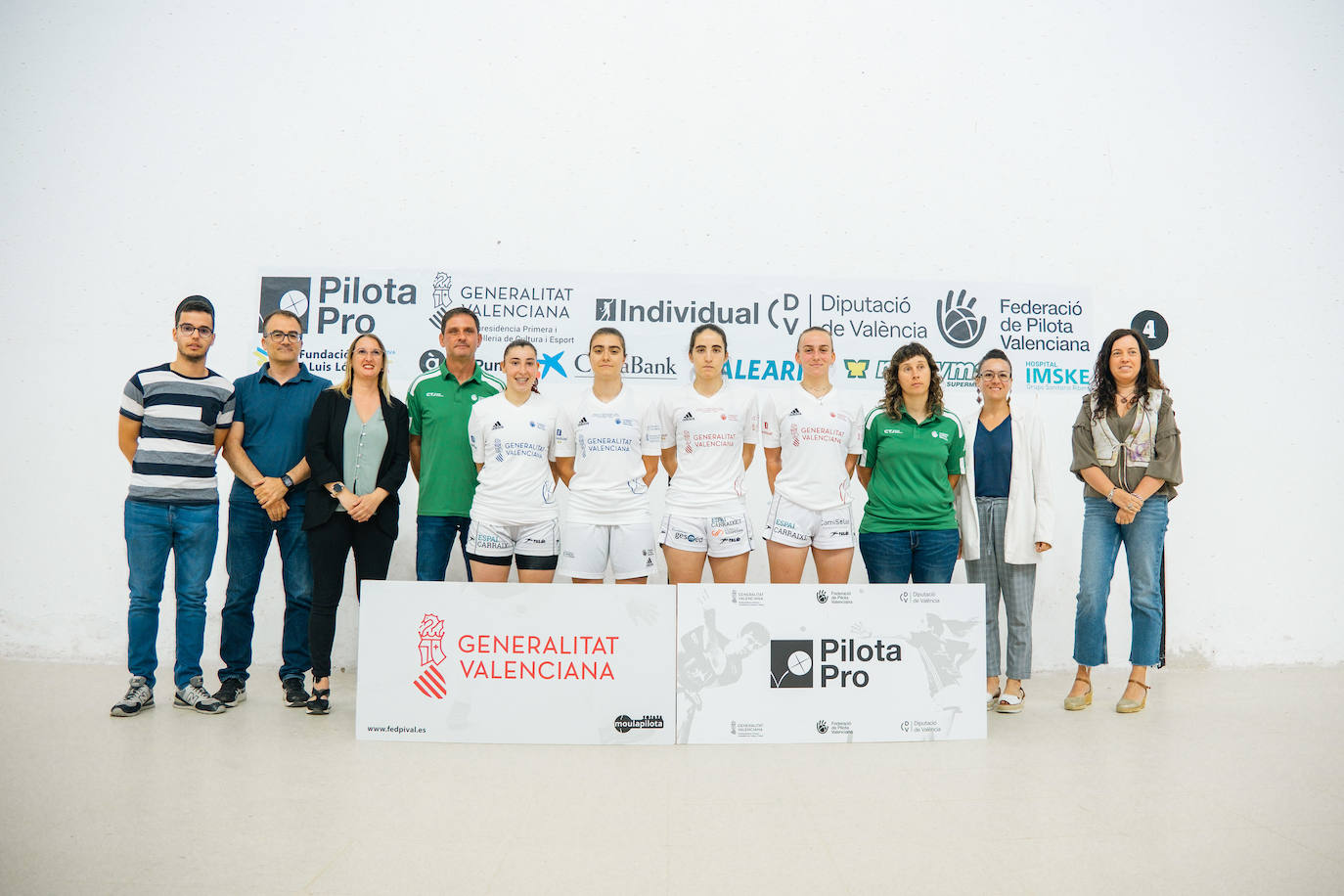 Fotos de Victoria, campeona del Individual femenino de pilota valenciana