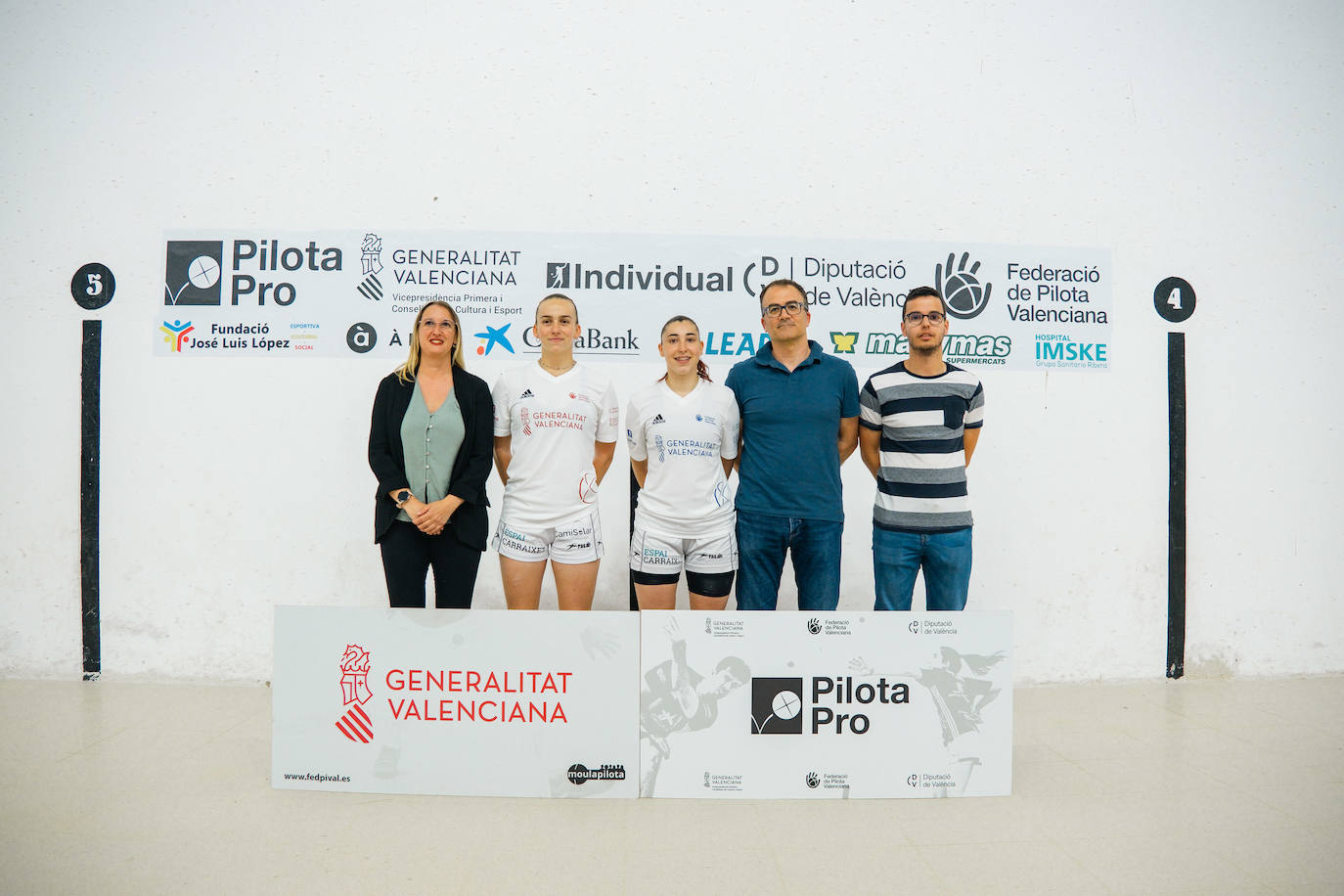 Fotos de Victoria, campeona del Individual femenino de pilota valenciana